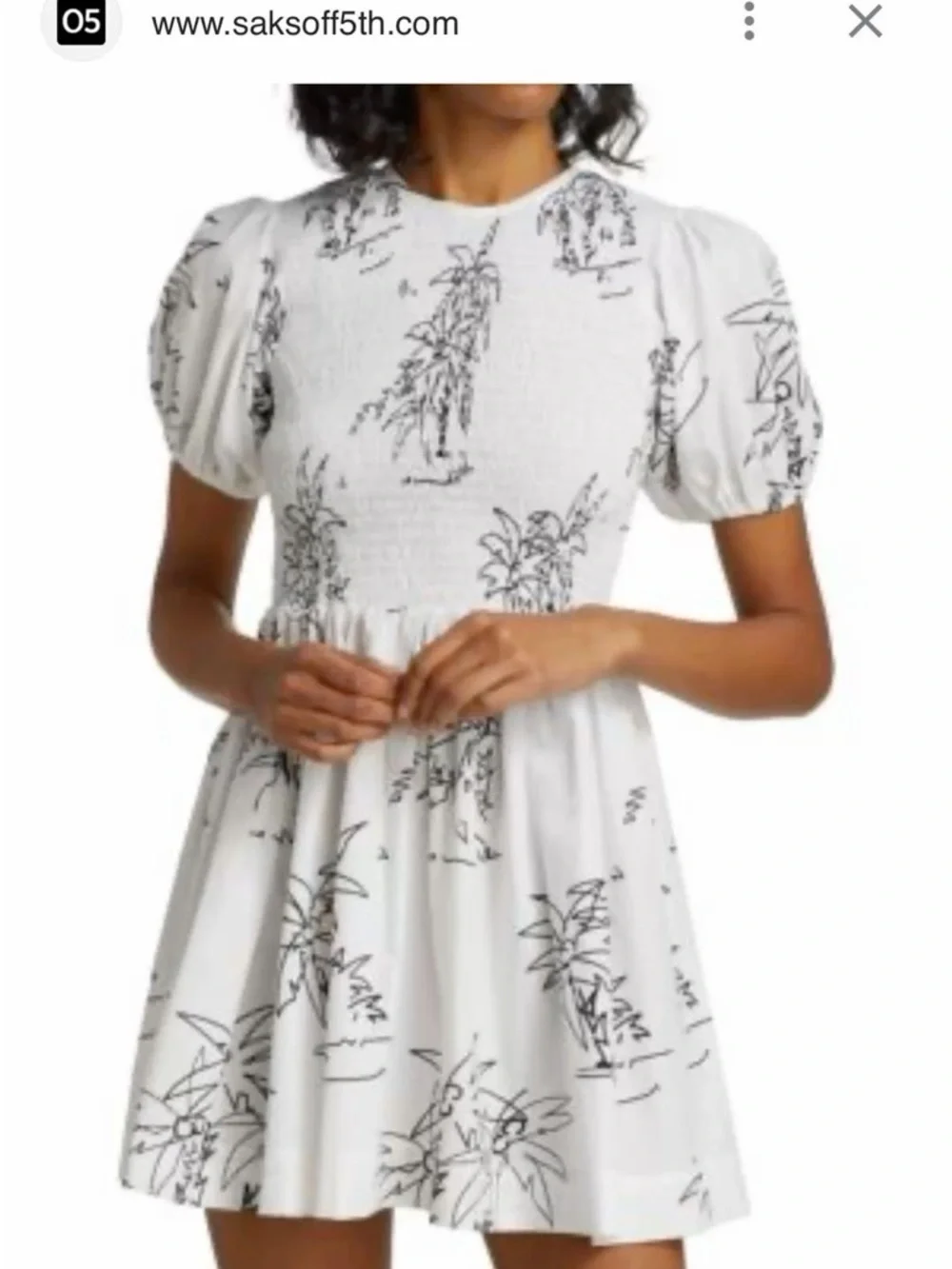 short white dress with long sleeves White Mini Bohemian Dress